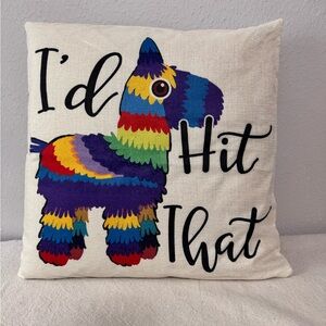 Cinco de Mayo Multicolor Piñata Pillow Cover